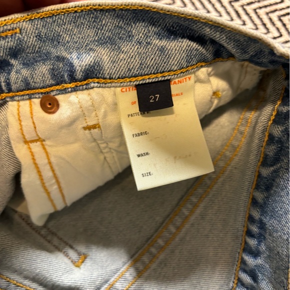 Citizens of Humanity | Daphne Crop High Rise Stovepipe Jeans | Sz 27 | NWT - Picture 4 of 9